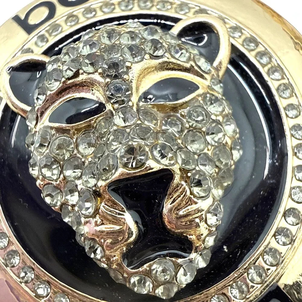 bebe cheetah pendant